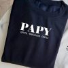 Sweat personnalisable Marine sans capuche “Amour” unisexe