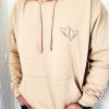Sweat personnalisable avec capuche “Double amour” unisex