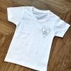 T-Shirt blanc ou marine personnalisable “Coeur” enfant