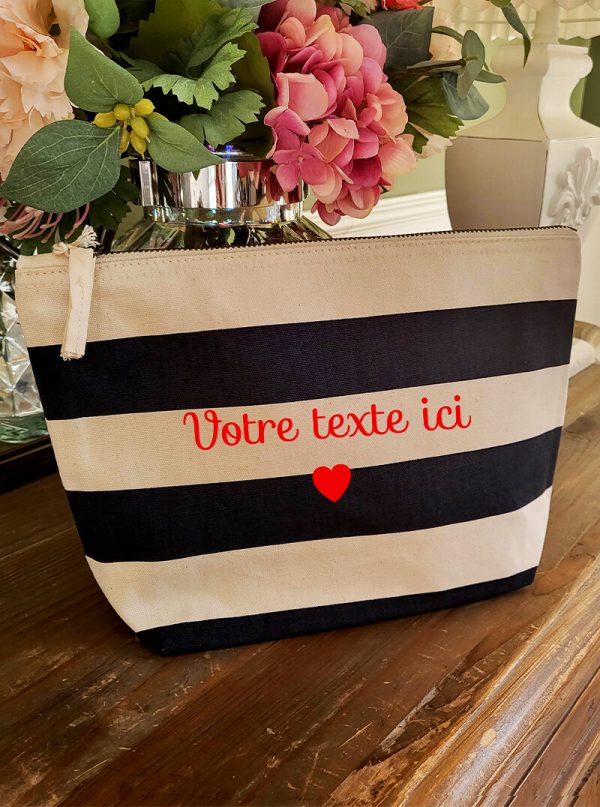 Pochette marinière personnalisable