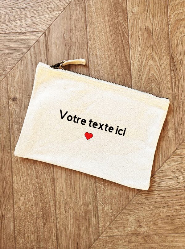 Pochette coton "100% personnalisable"