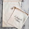 Petit sac à cordelette personnalisable