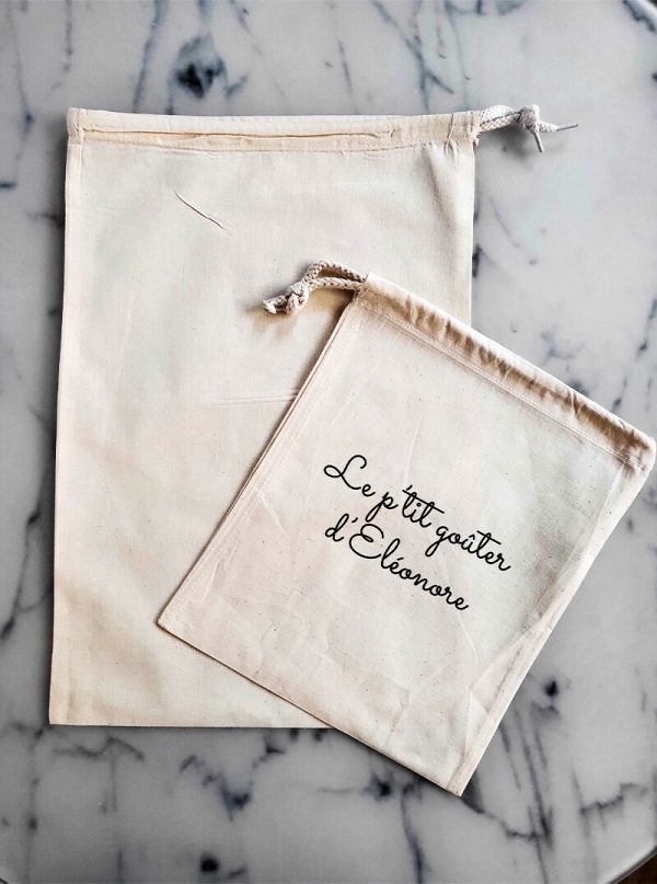Petit sac à cordelette personnalisable