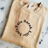 Sweat personnalisable sans capuche “Cercle familiale” unisex
