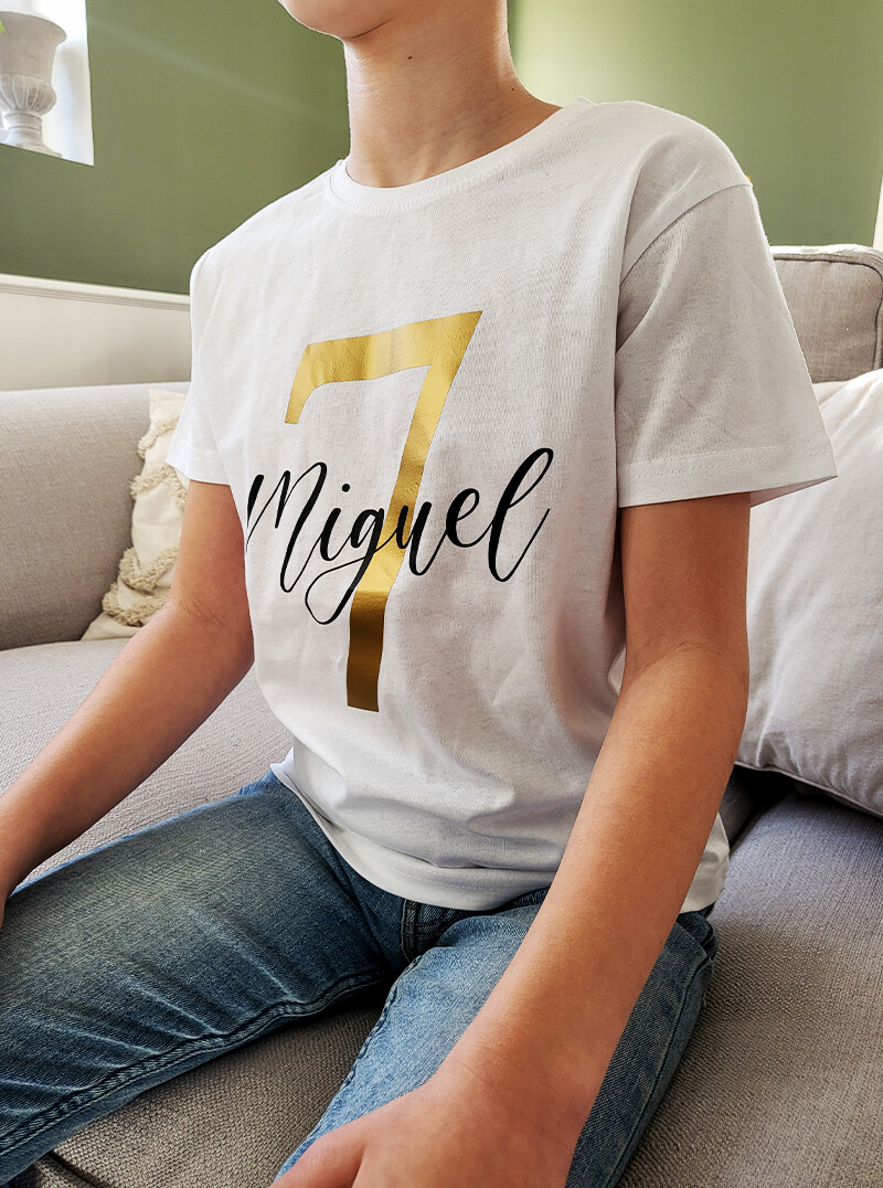 T-Shirt personnalisable Anniversaire ! enfant - L'Atelier de Mim