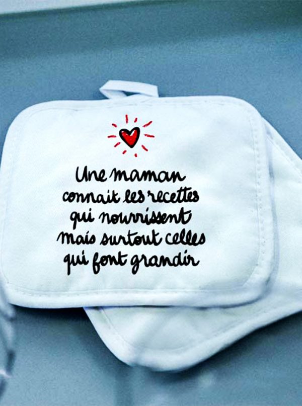 Manique personnalisée "Maman d'amour"