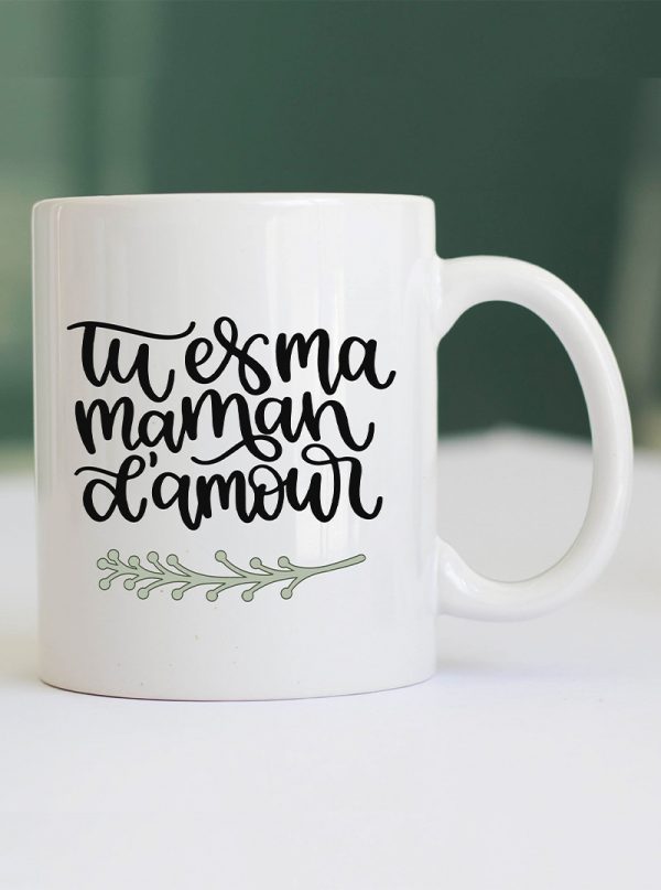 Mug personnalisé fête des Mères «Maman d’amour»