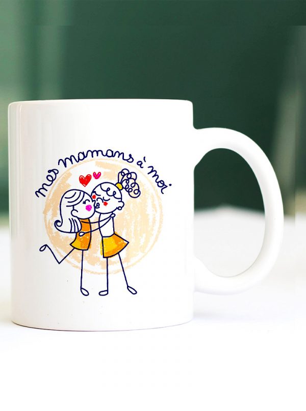 Mug personnalisé fête des Mères «Mes mamans à moi»
