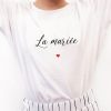 T-Shirt personnalisable "Douce mariée"
