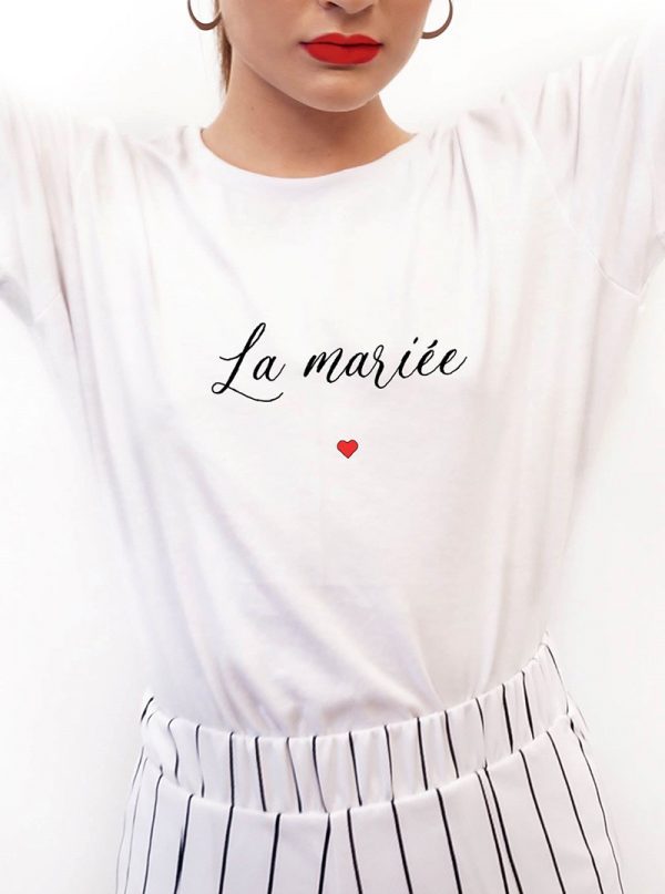 T-Shirt personnalisable "Douce mariée"