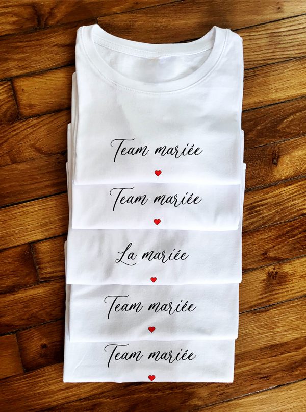 T-Shirt personnalisable "Douce mariée"